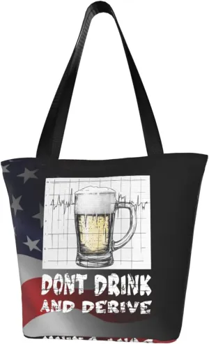 Dont Drink And Derive Fashion Shoulder Bag Large Capacity For Man Or Woman