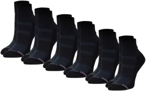Dr. Motion Compression Quarter Socks For Women With Enhanced Cushion And Breathable Arch Support 6 Pairs
