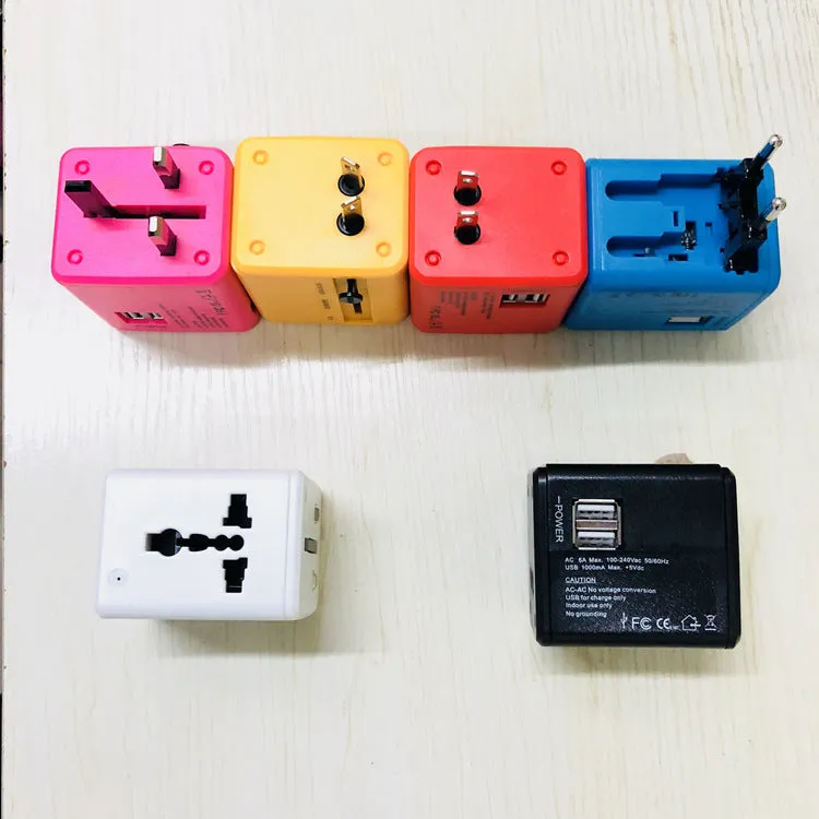 Dual USB universal conversion plug Travel charger