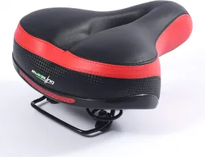 EBIKELING Bike Seat Dual Shock Absorbing Soft Comfortable Padded Bicycle Seat Cushion for Men Women Comfort - Memory Foam Universal Fit Bike Saddle for Exercise Outdoor Mountain Bikes