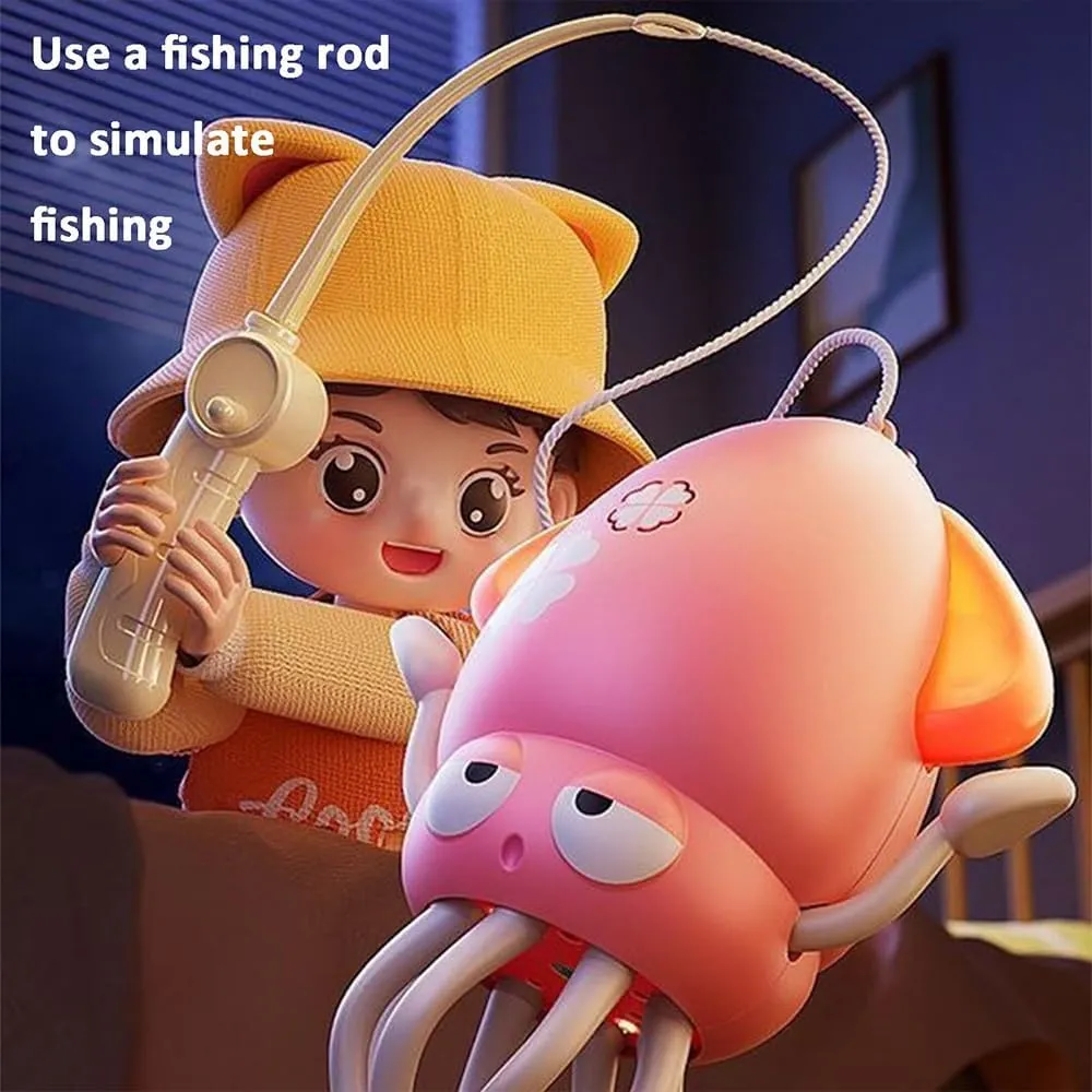 Electric Auto-Avoid Crawling Octopus Tummy Time Toy with LED Music, Crazy 8-Leg Magic Auto Dancing Octopus Sensor Toy, Smart-Tentacle Self-Navigating Robotic Pet Toys for Indoor Cat Dog(2pcsc)