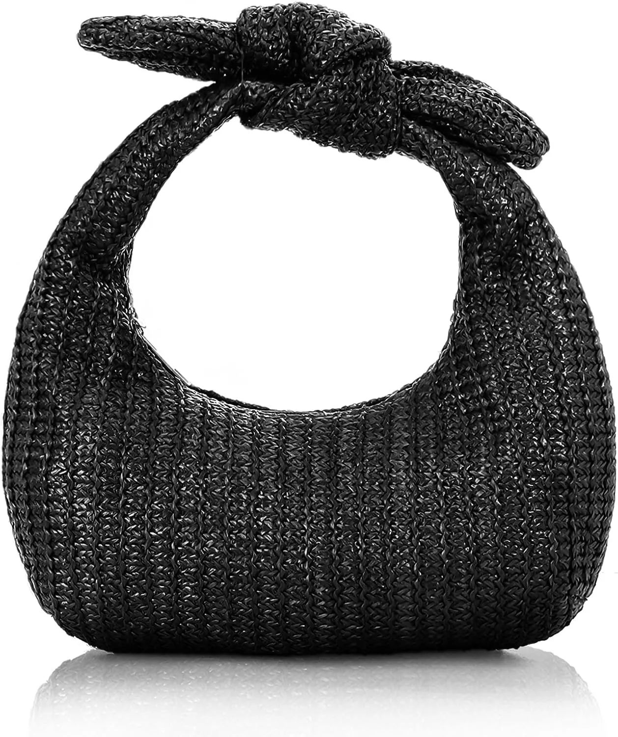 Emprier Bow Clutch Purse for Women Summer Beach Handbags Woven Clutch for Party Wedding Vacation 2025