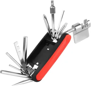 Essential Cycling Kit 1 Set of Multi Function Bicycle Repair Tools Tire Removal Tools Cut Chain Kit Tire Pry Bar