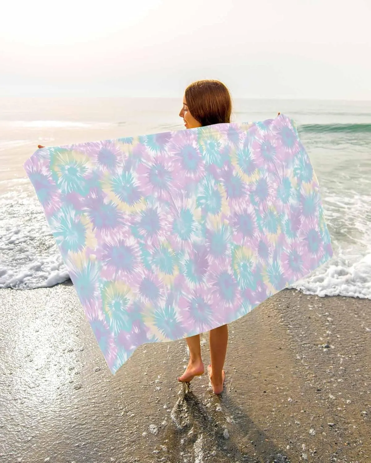 Ethnic Beach Towel 35"x70" Microfiber Beach Towels Oversized Sand Free Quick Dry Beach Towel/Bath Towels/Yoga Towel/Pool Towels/Travel Towel for Women Men Girls Kids-Colorful