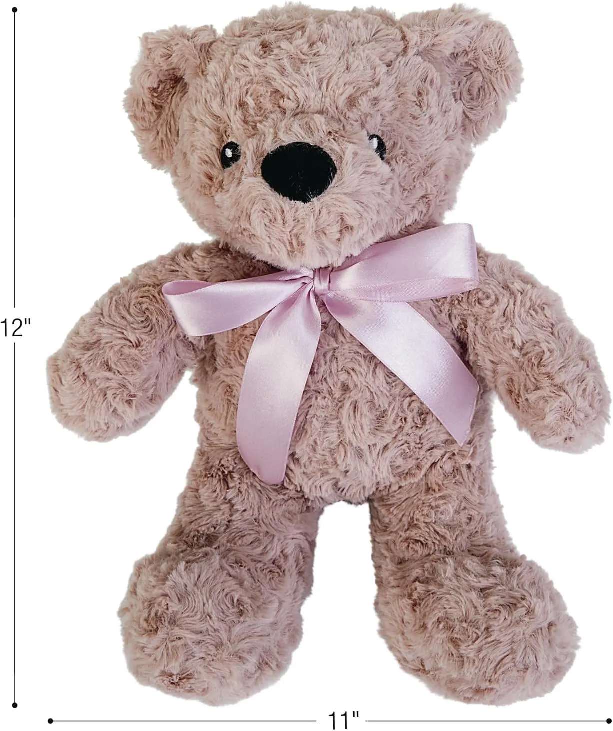 Excellerations 2lbs - Weighted Plush Bear, 12" - Huggable Sensory Toy for Kids or Adults, Lap Pad