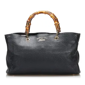 Exclusive Shopper Gucci Bamboo Shockproof Medium Tote Bag