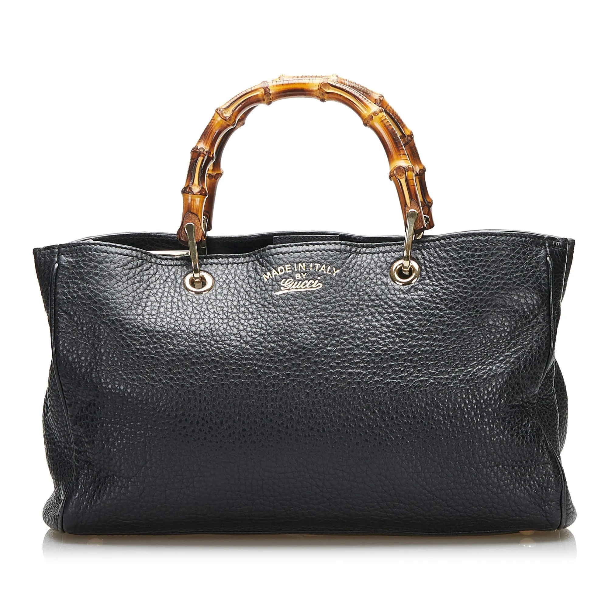 Exclusive Shopper Gucci Bamboo Shockproof Medium Tote Bag