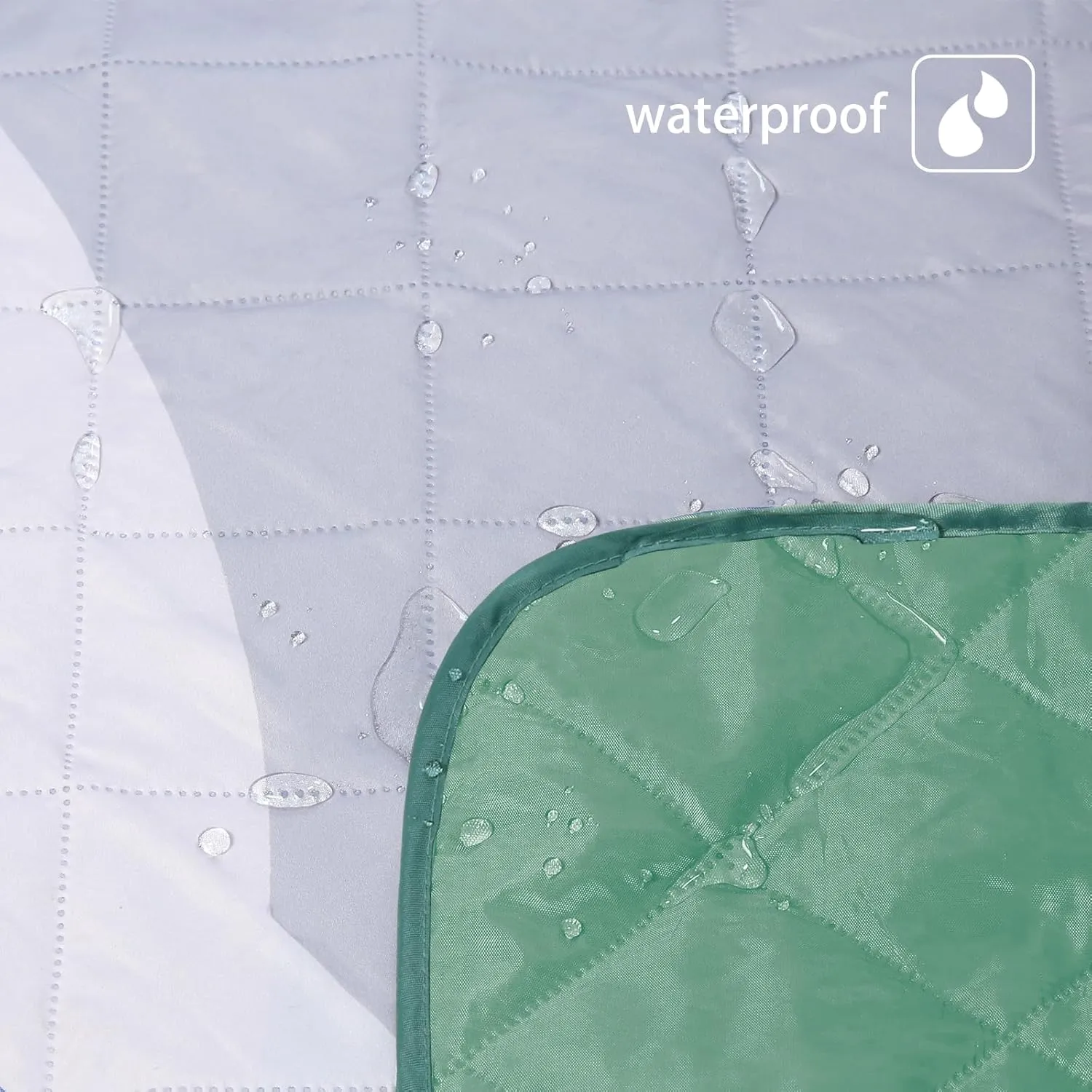Exclusivo Mezcla Waterproof Picnic Blanket 60x80 Inches Large Multicolor Floral Polyester Sandproof Modern Camping Blanket