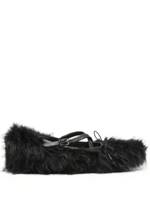 faux-fur flats Shipping options Trusted ballet