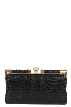 Faux Leather Clutch