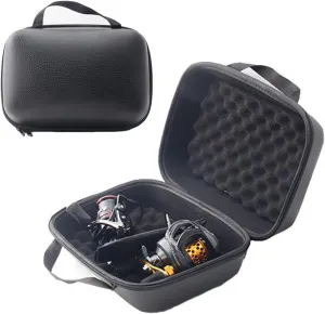 Fishing Reel Bag, Portable Shockproof Waterproof Fishing Reel Protective Case for Baitcasting Drum Spinning Raft Reels