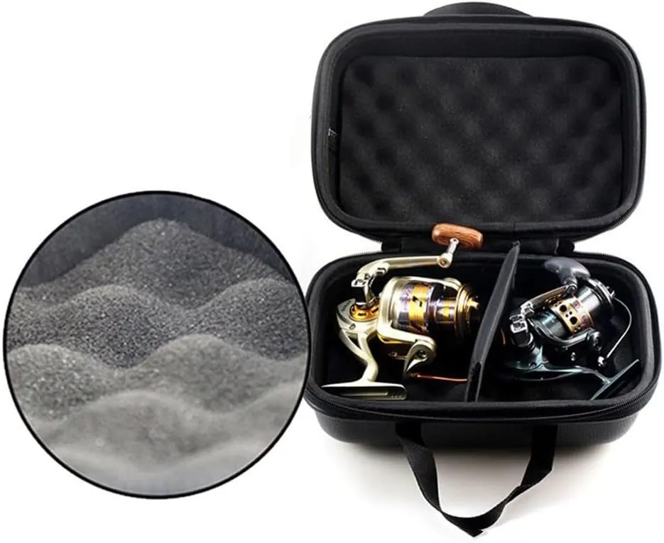 Fishing Reel Bag, Portable Shockproof Waterproof Fishing Reel Protective Case for Baitcasting Drum Spinning Raft Reels