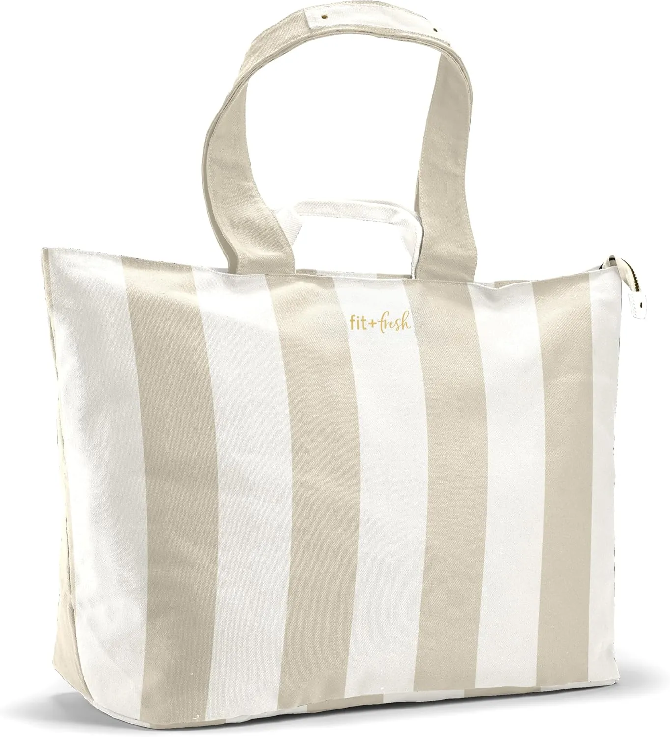 Fit & Fresh Large Beach Bag for Women - Extra Large Travel Tote With Pockets