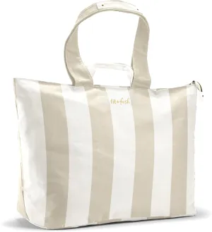 Fit & Fresh Large Beach Bag for Women - Extra Large Travel Tote With Pockets