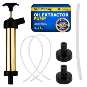 Five Oceans Marine Oil Extractor Pump, Fluid Extractor, Manual Oil Drain Pump Kit for Inboard and I/O Engines/Jet Skis, 1/4-Inch 5/16-Inch 1/2-Inch Drain Tubes, Vacuum Oil Change Pump - FO3915