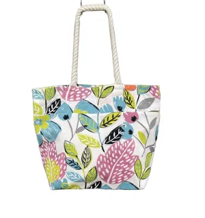Floral Beach Bag