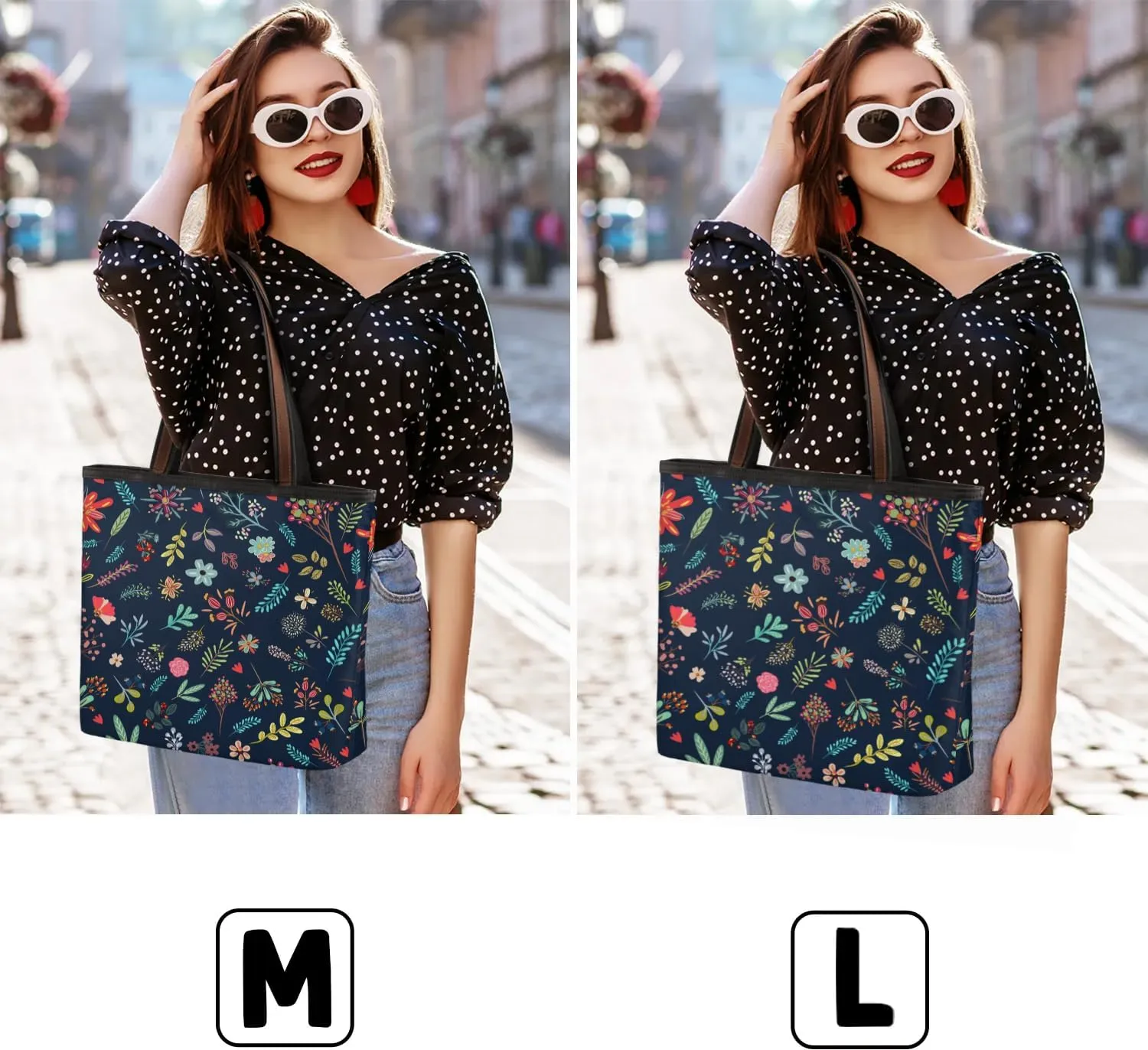 Flower Plant Leaves Herbs Tote Bag for Women Womens Handbags Tote Bags for Travel Beach Gym