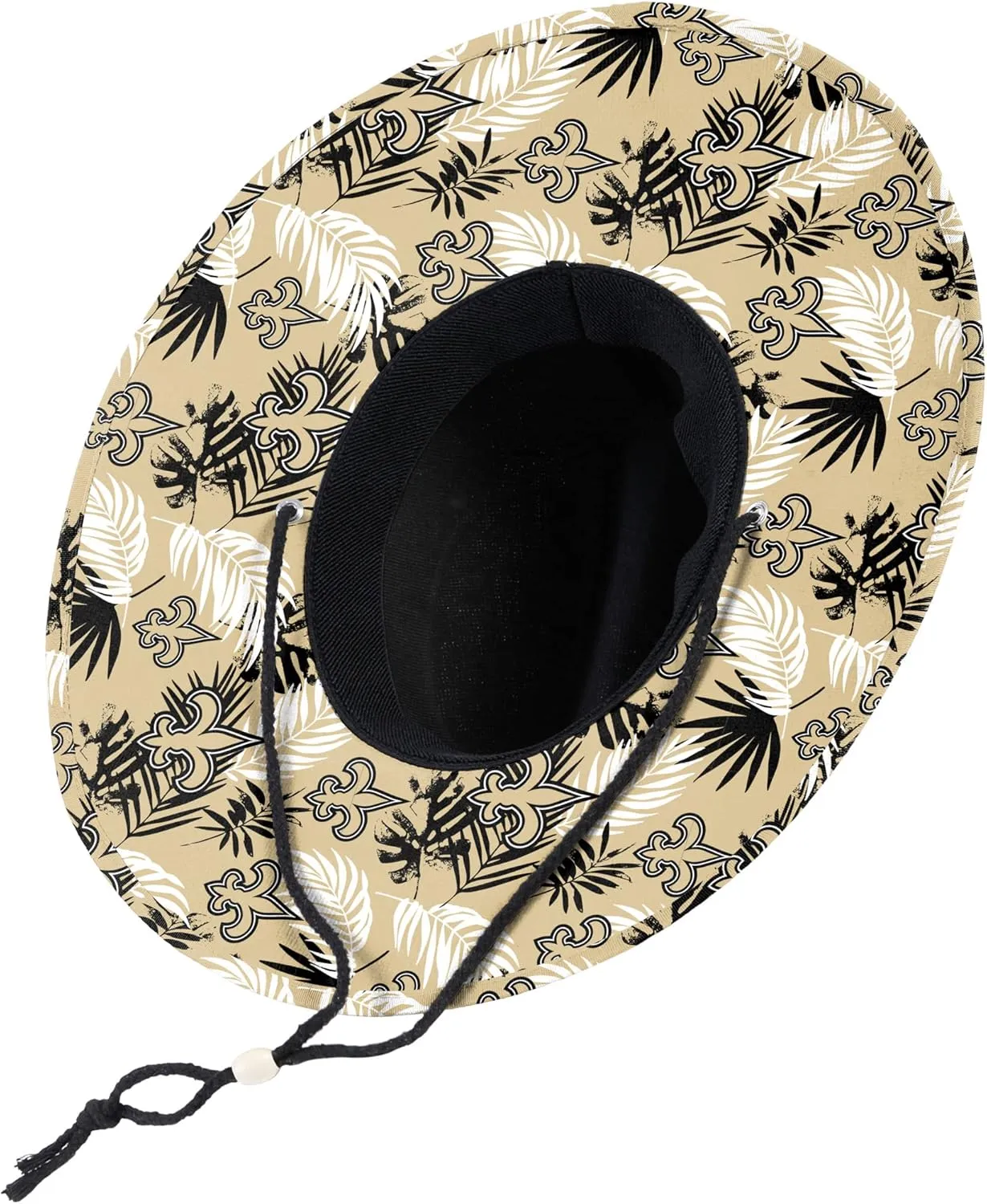 FOCO Men's NFL Team Logo Floral Lifeguard Beach Straw Sun Hat