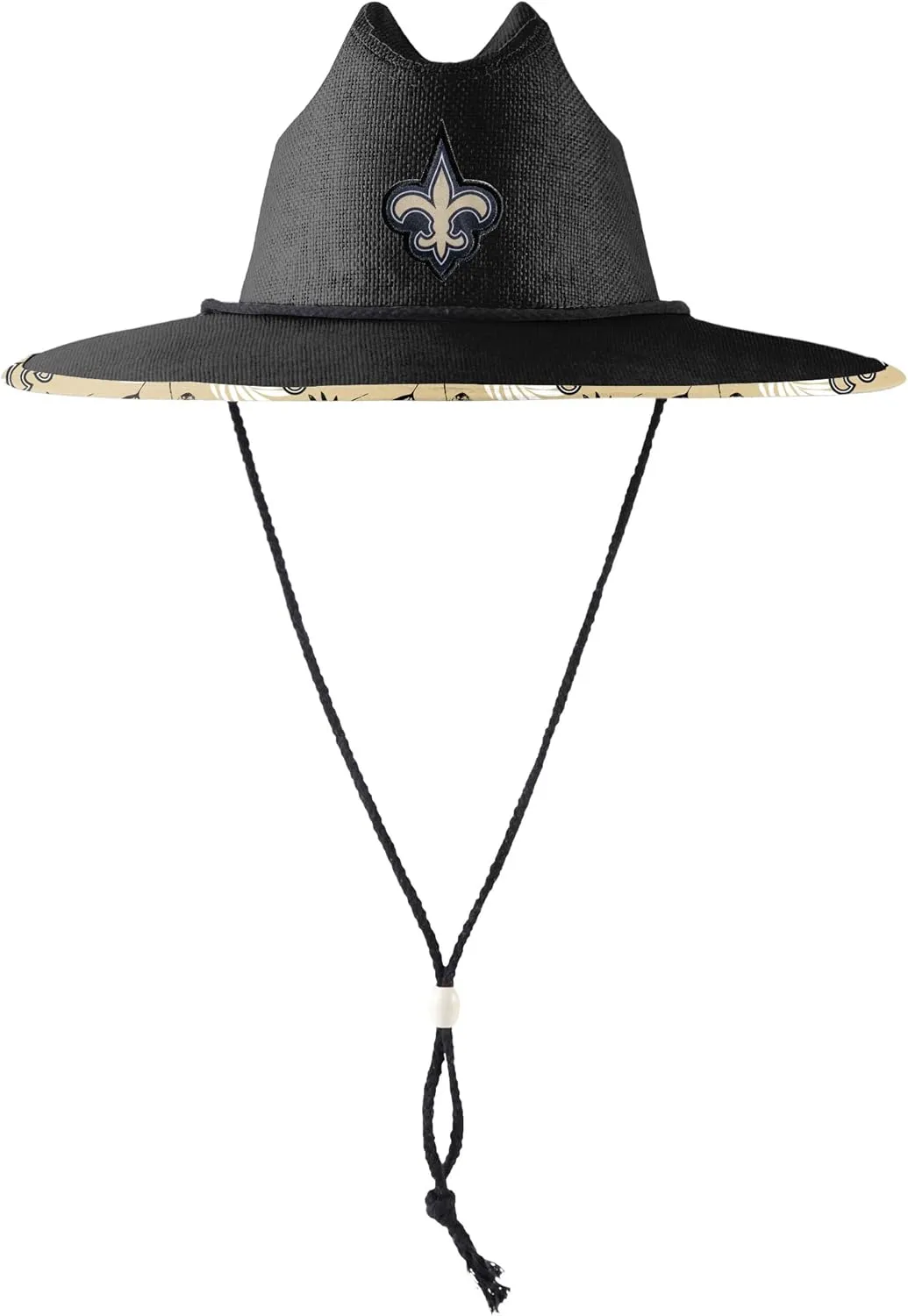 FOCO Men's NFL Team Logo Floral Lifeguard Beach Straw Sun Hat