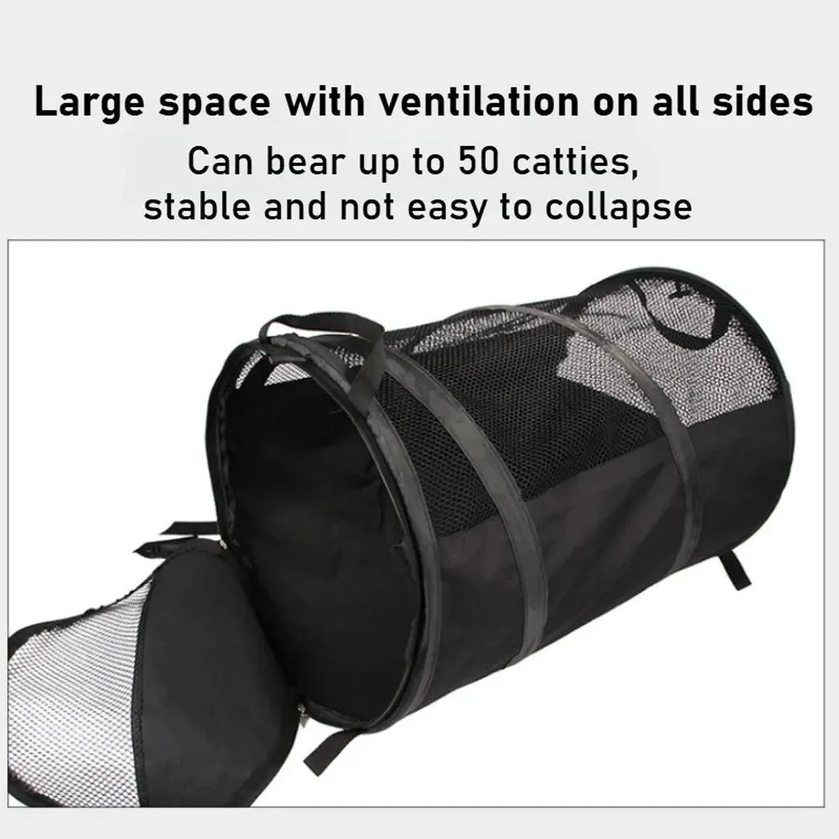 Foldable Pet Car Carrier Bag Breathable Travel Tent Portable Safety Kennel