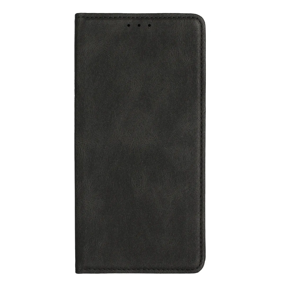 For Apple iPhone 14 Pro (6.1") Wallet Premium PU Vegan Leather ID Credit Card Money Holder with Magnetic Closure Pouch Flip  Phone Case Cover