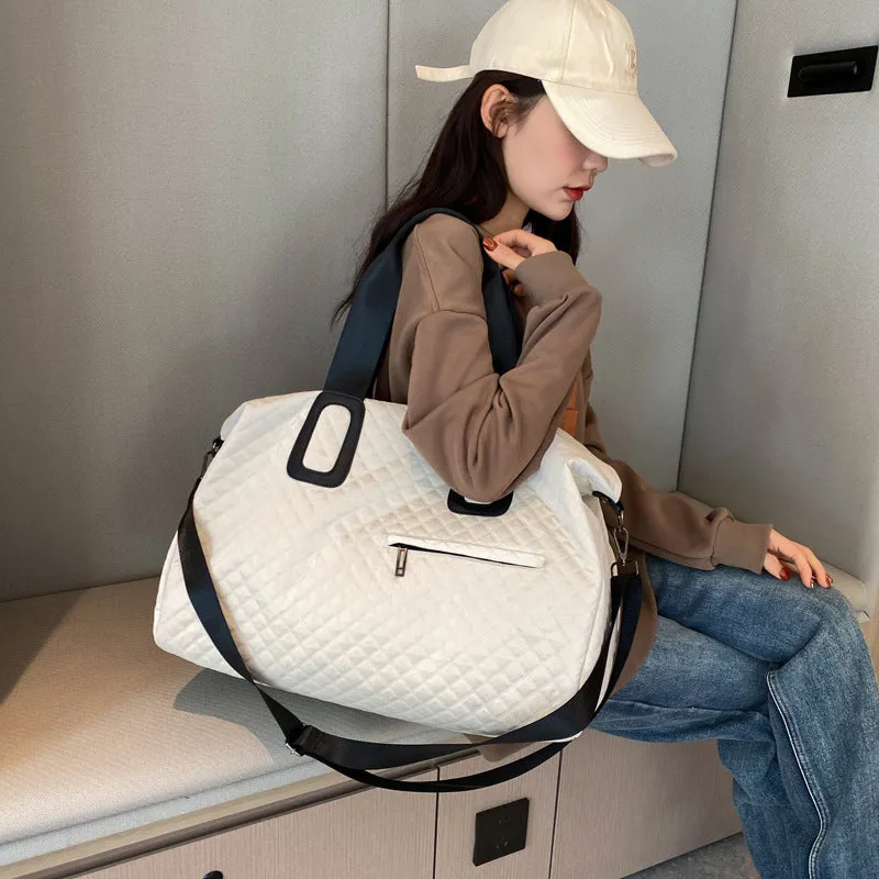 For Korean Style Rhombic Short-distance Large Travel Bags