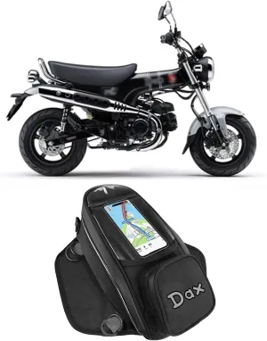 For Monkey 125 DAX ST 125 dax125 st125 2025 2024 2023-2018 Accessories Fuel tank bag Motorcycle fuel tank bag Tank bag Travel fuel tank bag Waterproof large capacity navigation bag (DAX125)