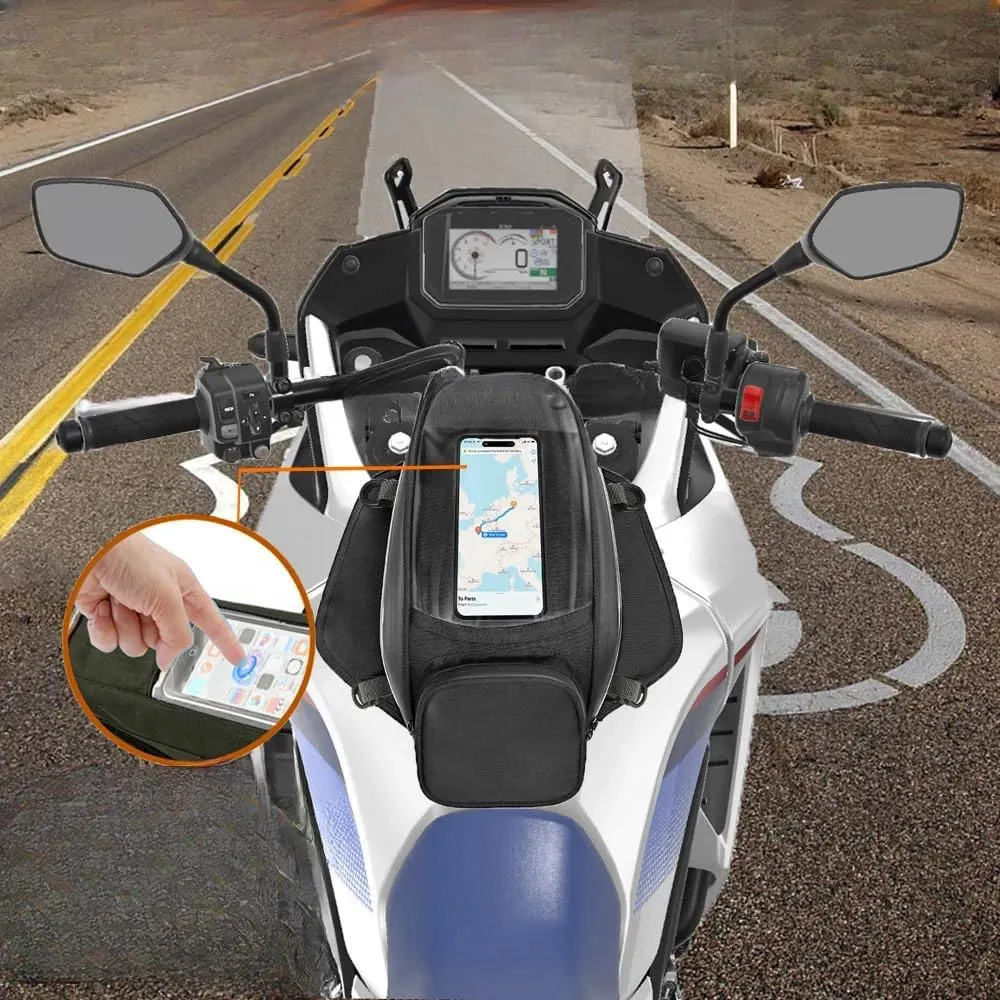 For Monkey 125 DAX ST 125 dax125 st125 2025 2024 2023-2018 Accessories Fuel tank bag Motorcycle fuel tank bag Tank bag Travel fuel tank bag Waterproof large capacity navigation bag (DAX125)