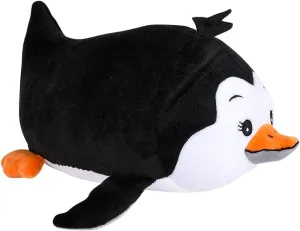 Forest & Twelfth 12" Sea Squeeze Plush Penguin, Soft, Round Plush Doll, Aquatic Stuffed Animal for Kids, Nursery Decor, Crib, Shelf Décor, Adorable Water Animal Hugging Toy for Infants