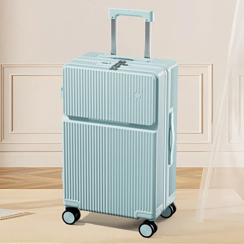 Front Half-opening Multifunctional Luggage