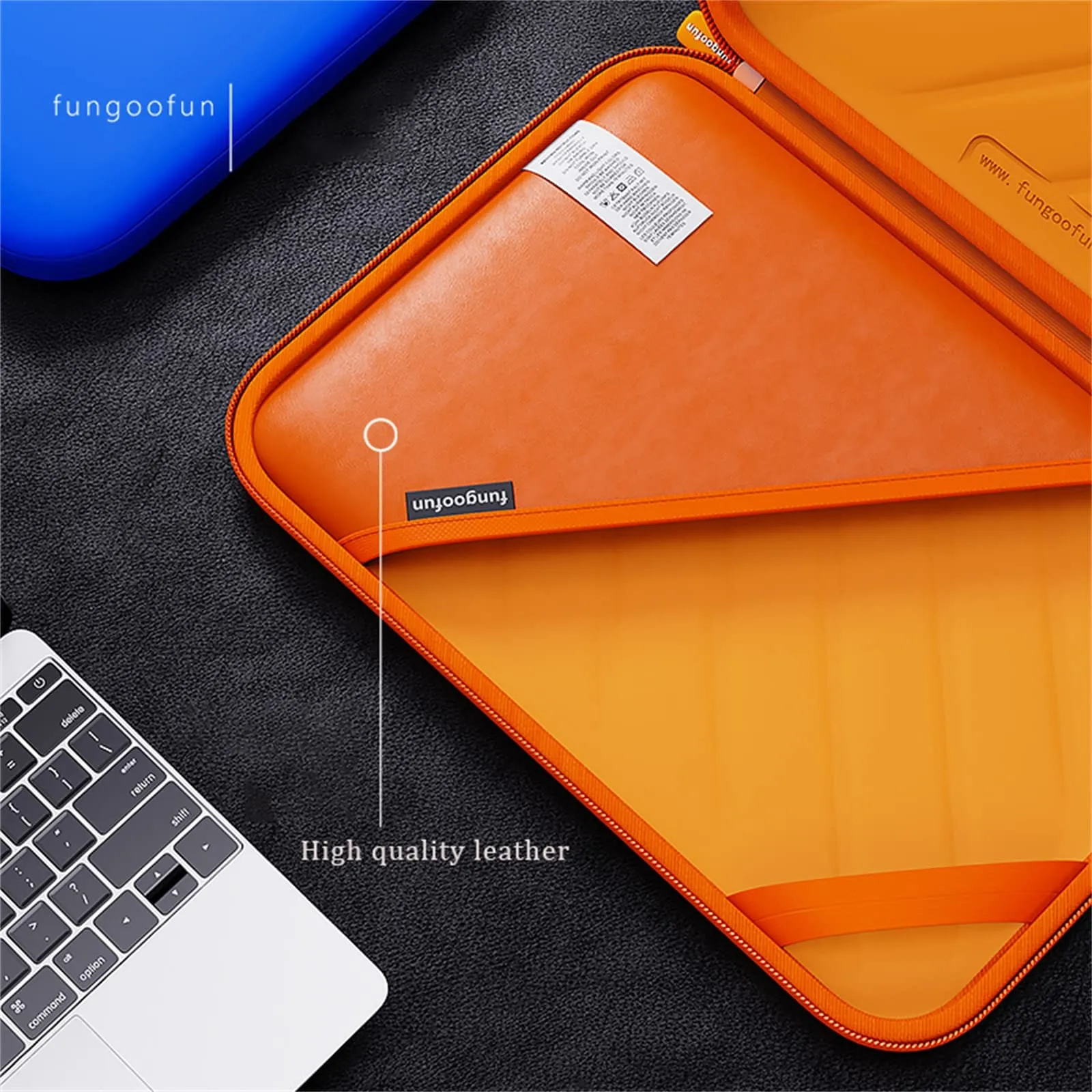 Fungoofun 15" Water proof laptop sleeve- Blue