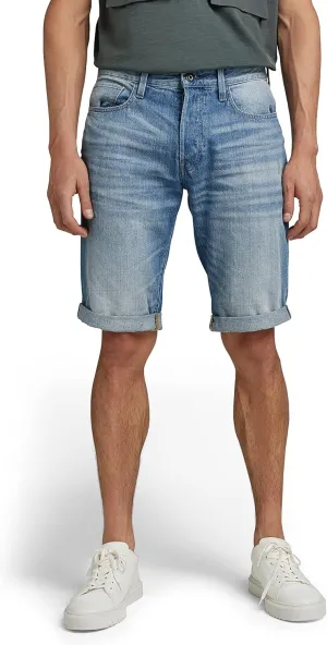 G-STAR RAW Men's 3301 Straight Fit Denim Shorts