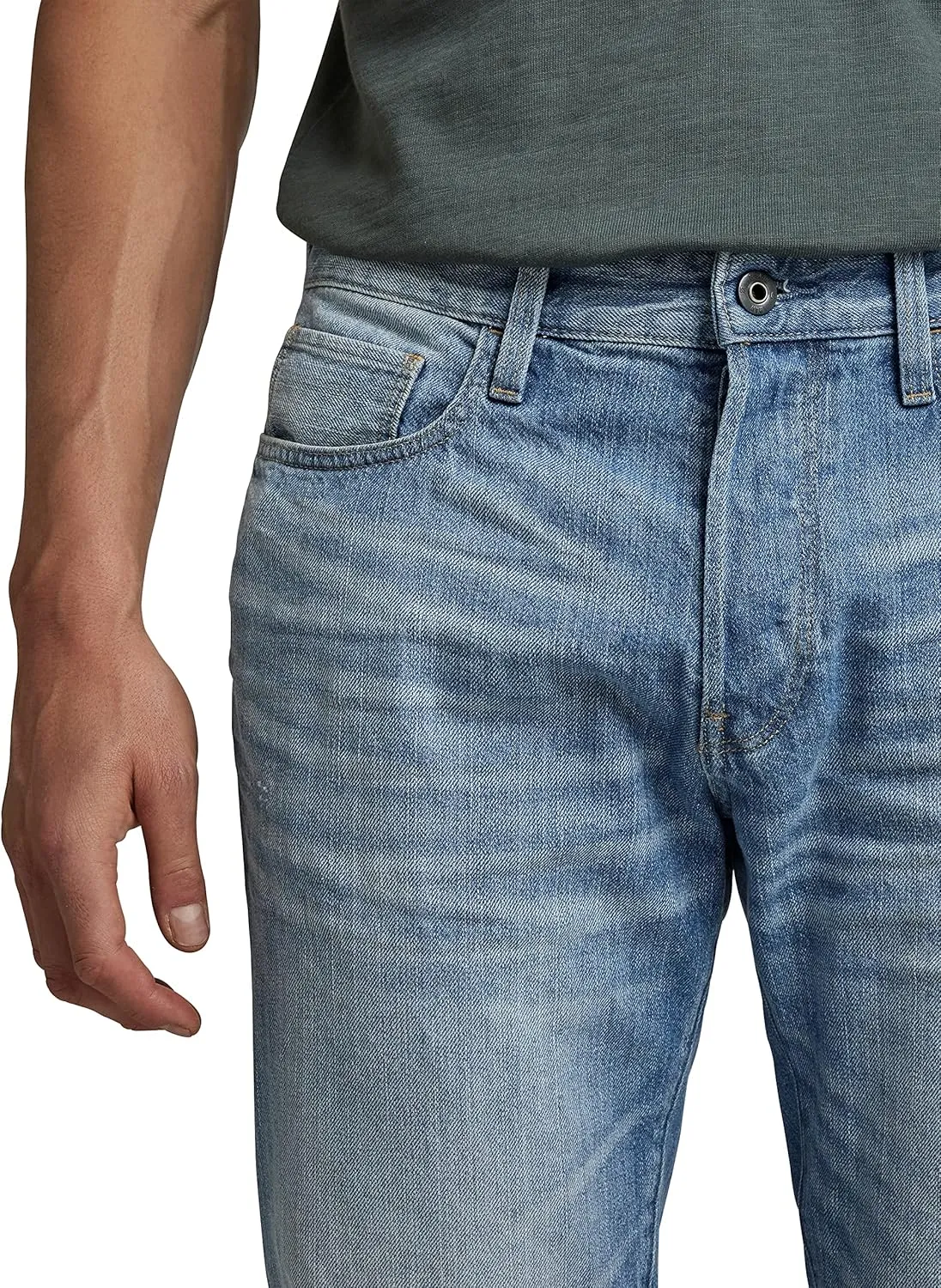 G-STAR RAW Men's 3301 Straight Fit Denim Shorts