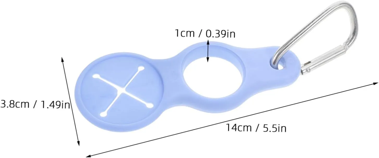 GALPADA Portable Water Bottle Hanging Buckle Leakproof Water Bottle Holder with Strap Outdoor Collapsible Water