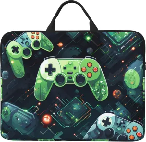 Gamepad Circuit Version 14-Inch Laptop Bag With Shockproof Lining And Portable Design, Suitable For Business And Daily Use.