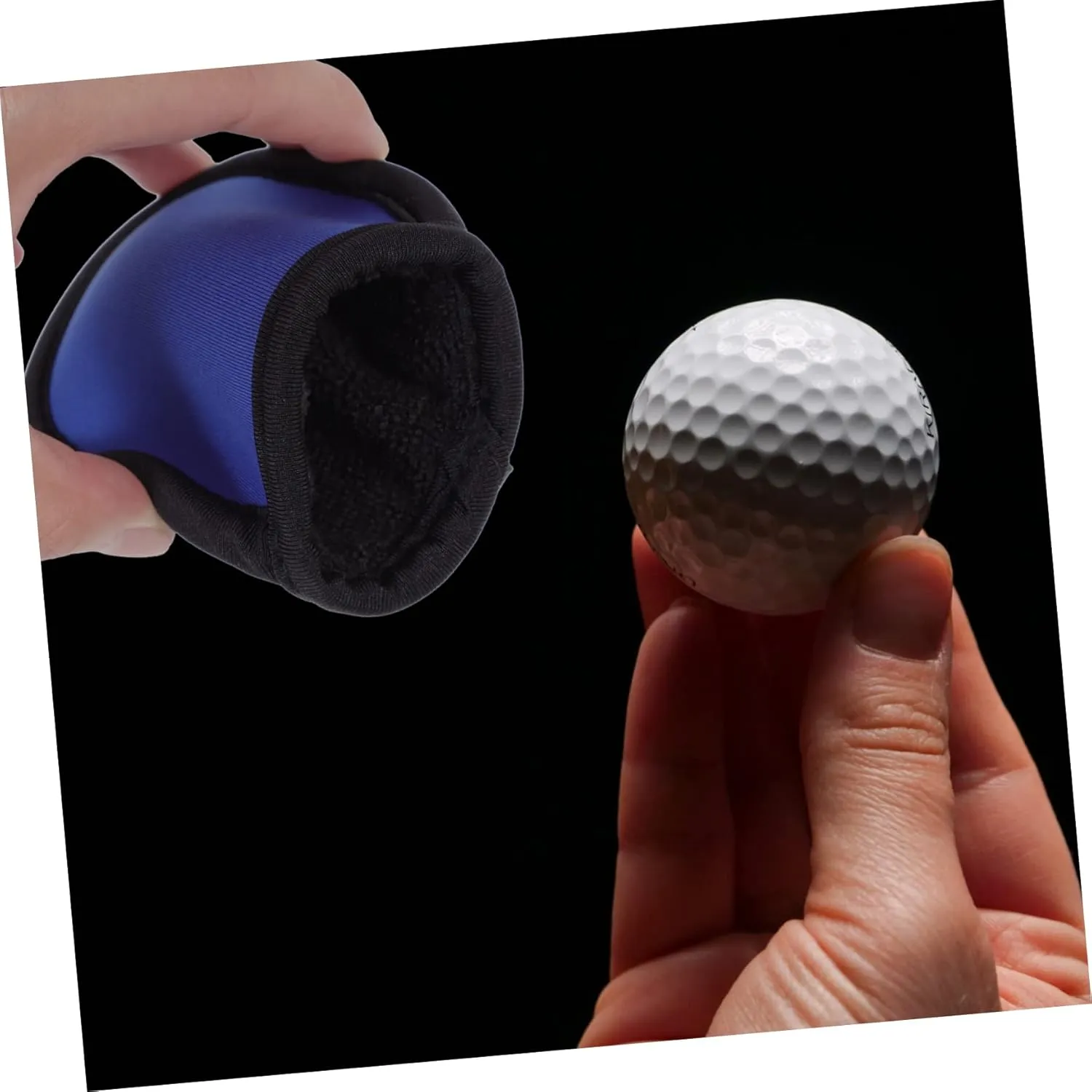 Garneck 2 Pcs Golf Cleaning Bag Pocket Protector Cleaning Tools Portable Towel Pocket Pouch Holder Golfs Balls