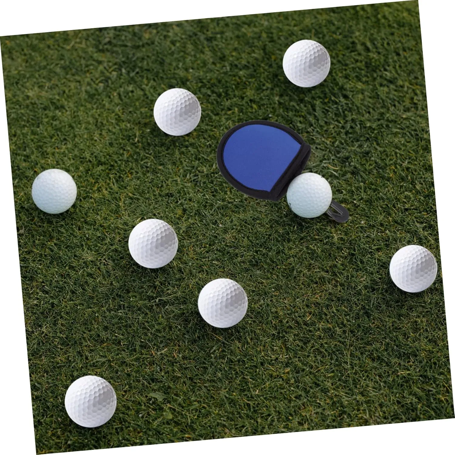 Garneck 2 Pcs Golf Cleaning Bag Pocket Protector Cleaning Tools Portable Towel Pocket Pouch Holder Golfs Balls