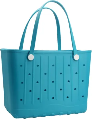 GBB Rubber Large Beach Tote Bag Portable Travel Bag Waterproof Travel Handbags for Beach all Purpose Storage Bags