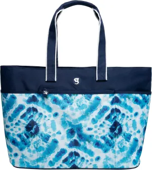 geckobrands Oversized Beach Tote – Large and Stylish Beach Bag with 4 Exterior Pockets and Zippered Internal Compartment