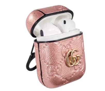 GG Style Leather ShockProof AirPods Case