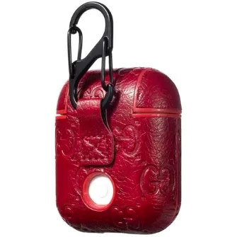 GG Style Leather ShockProof AirPods Case