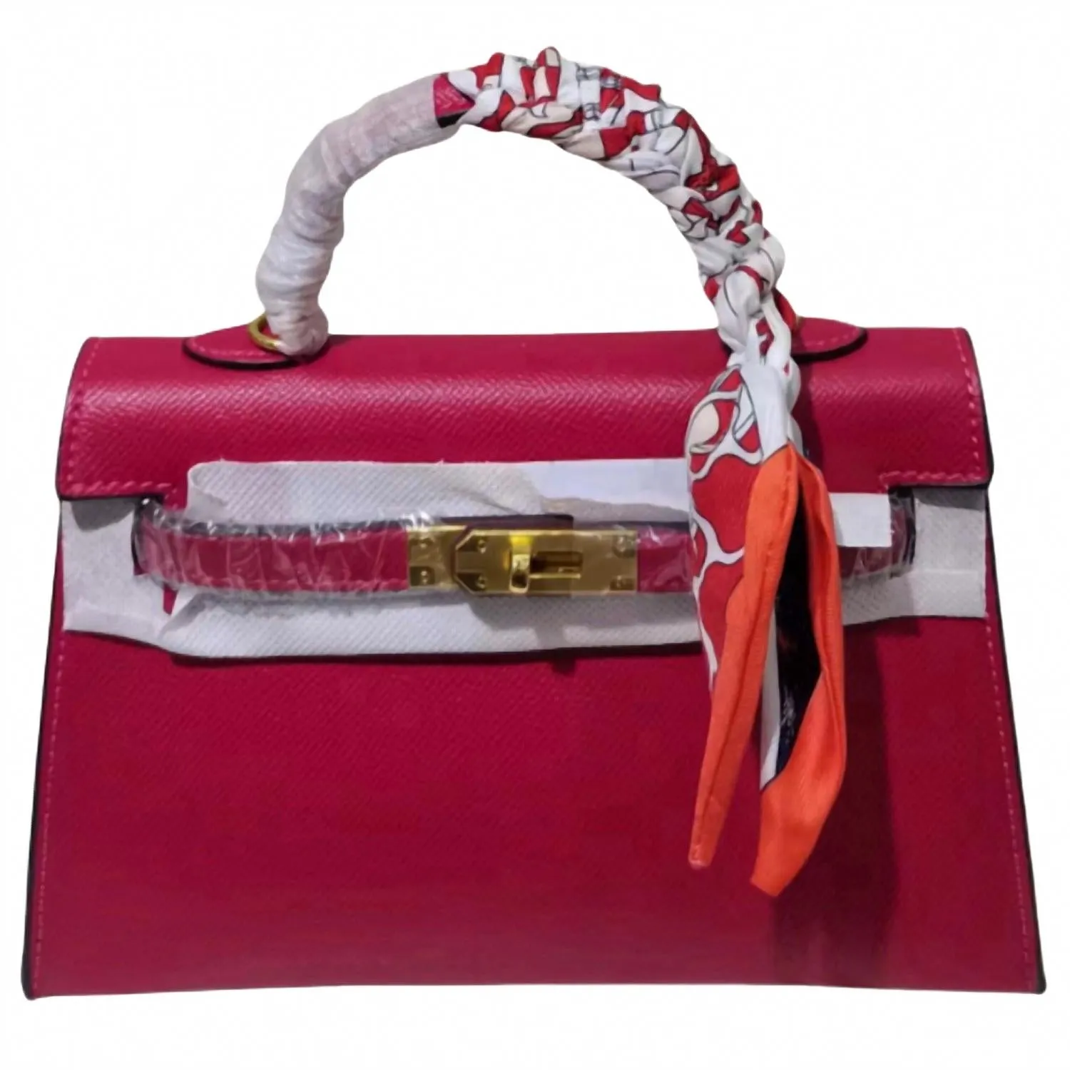 Glam Signature Mini Purse In Brilliant Rose Red
