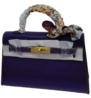 Glam Signature Mini Purse In Purple