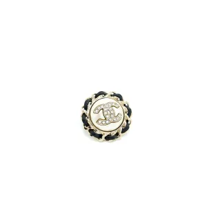 Gold Light Reliable Leather Round Chain/Crystal Quick delivery Tone Earring Logo Chanel CC Giant