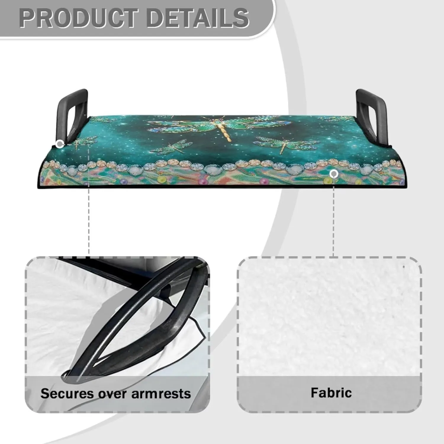 Golf Cart Seat Covers, Golf Cart Seat Blanket Towel, Travel Sports Golf Cart Seat Cover for 2-Person Seats Club Car, Golf Cart Accessories