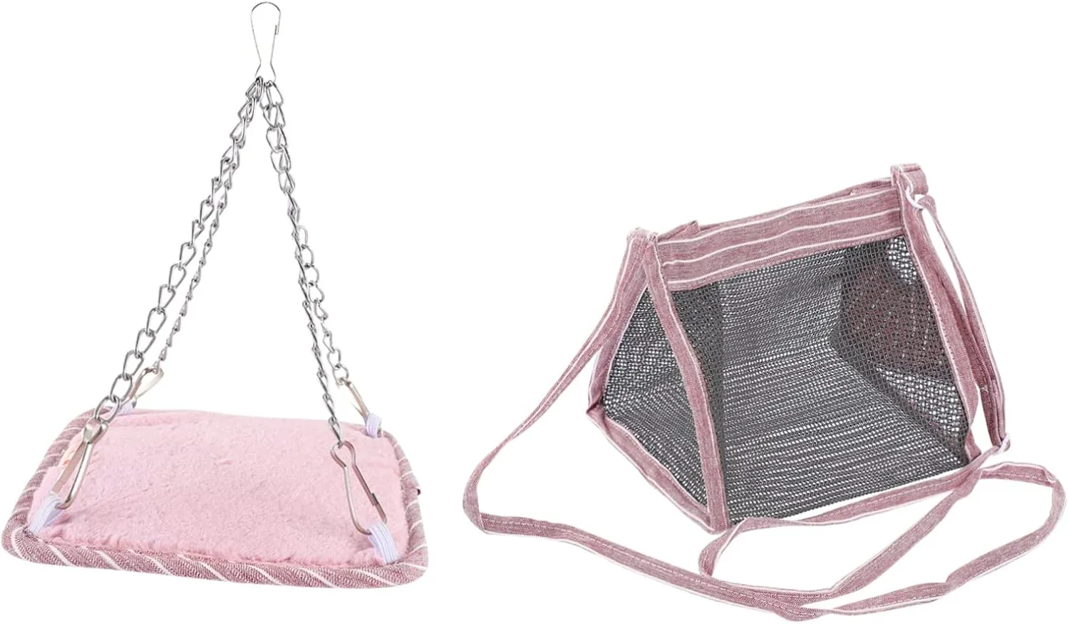 Guinea Pig Hammock 2 Pack Small Animal Travel Bag Hamster Sling Pet Supply Bag for