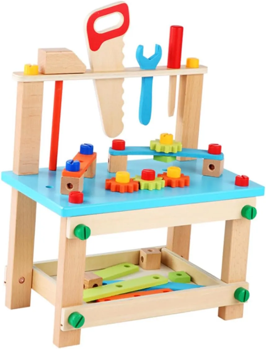 HANABASS 1 Set Creative Cartoon Dismounting Tool Chair Fun Assembling Activity for Bright Colors Develops Logical Thinking and Fine Motor Skills