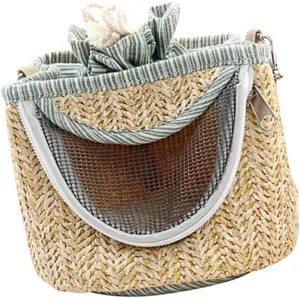 HANABASS 1Pc Portable Pet Hammock Carrier Bag for Animals Comfy Travel Pet Bag with Window for Hamsters Guinea Pigs and Other Pets Random Color