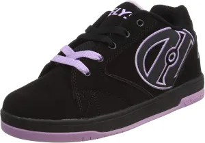 Heelys Girl's Propel 2.0 (Little Kid/Big Kid/Adult), Black/Lilac, 1 Little Kid M