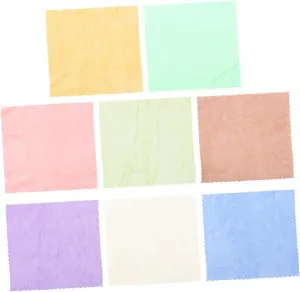 Hemoton Small Pet Shower Towel Guinea Pig Bath Towel Set 8pcs Fleece Liner Absorbent Quick Dry Bedding Mat